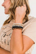 A Golden Opportunity Bracelet Set- Black & Gold