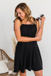 Ain't She Darling Mini Dress- Black