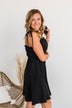 Ain't She Darling Mini Dress- Black