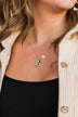 Simple Lives Gold Pendant Necklace- Dalmatian