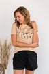 "Home Grown" Graphic Tee- Tan