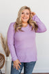 Call Me Soon Long Sleeve Top- Lavender