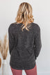 Winning Back Happiness V-Neck Top- Black