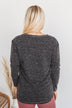 Winning Back Happiness V-Neck Top- Black