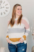 Focus On The Good Knit Sweater- Ivory, Blush, Camel, & Grey