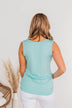 Meant What I Said Criss-Cross Tank- Mint