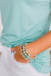 Seaside Beauty Bracelet Set- Turquoise & Gold