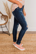 KanCan Mid-Rise Distressed Super Skinny Jeans- Billie Wash