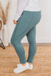 Pulse Basics Jump Right In Athleisure Leggings- Dark Teal