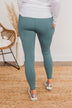 Pulse Basics Jump Right In Athleisure Leggings- Dark Teal