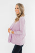 Can't Wait Open Front Cardigan- Lilac