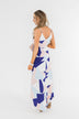 Morning Breeze Hi-Low Dress- Ivory, Blue, & Blush