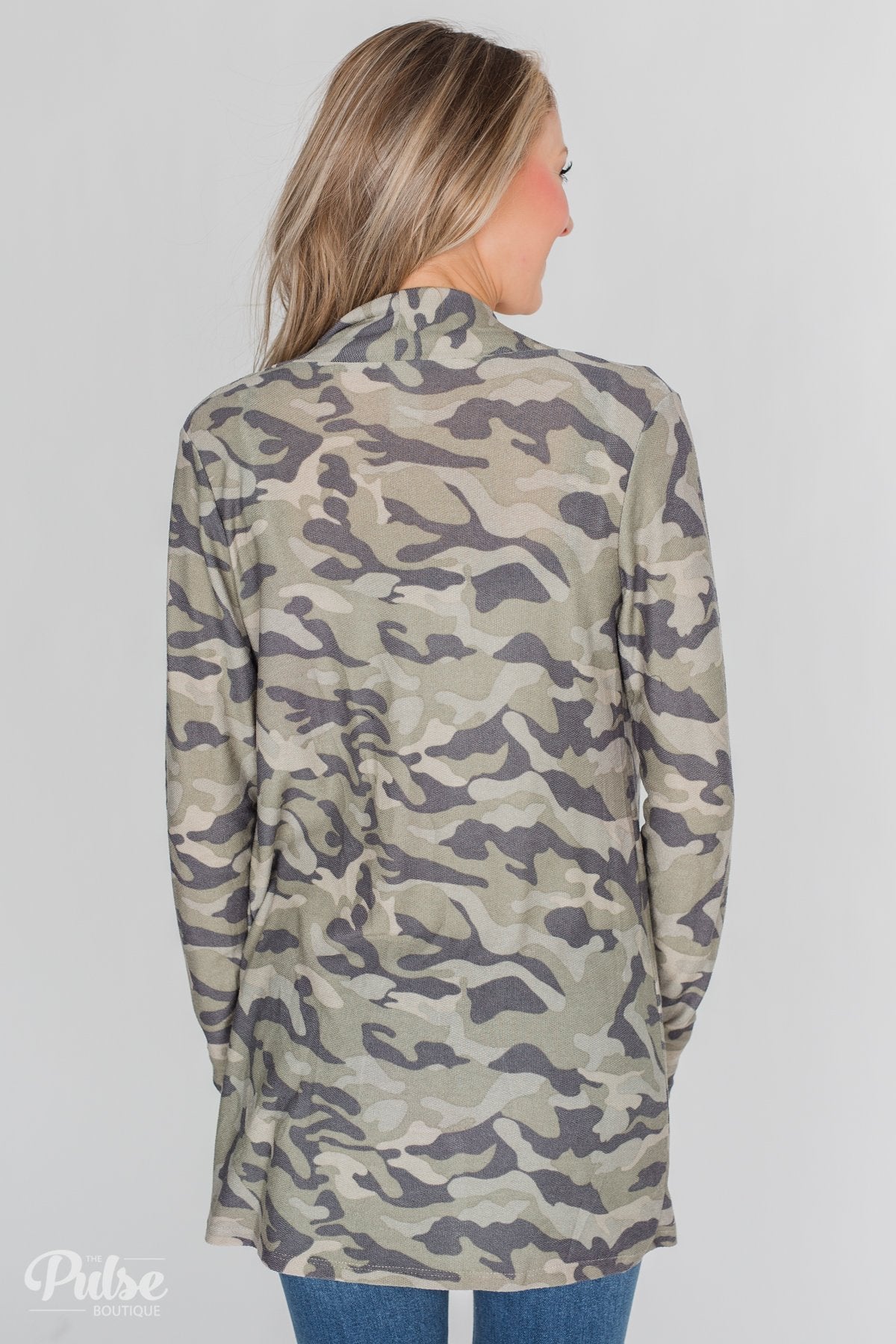 Camouflage Cardigan – The Pulse Boutique