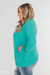 Welcoming To You Knitted Cardigan- Tiffany Blue