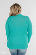 Welcoming To You Knitted Cardigan- Tiffany Blue