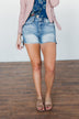 KanCan Denim Shorts- Joyce Wash