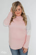 Leave it to Me Color Block Sleeve Top- Pink