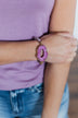 Single Geo Bracelet- Purple