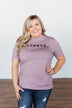 "Blessed" Purple Tee