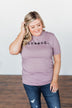 "Blessed" Purple Tee