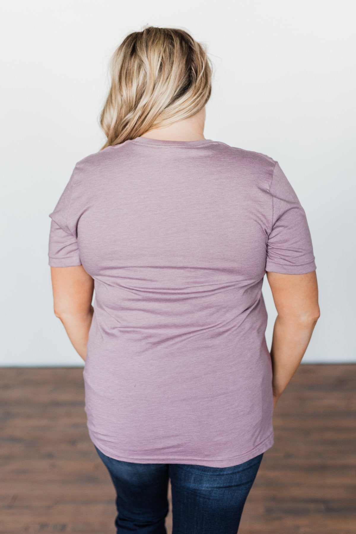 "Blessed" Purple Tee