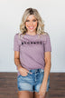 "Blessed" Purple Tee