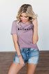 "Blessed" Purple Tee
