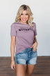 "Blessed" Purple Tee