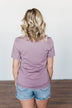 "Blessed" Purple Tee