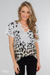 Crossing into Leopard Territory Top- White