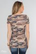 Casual in Camo Short Sleeve Top