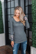 If You Wanna Thermal Top- Charcoal