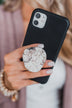 Ivory Stone Phone Grip