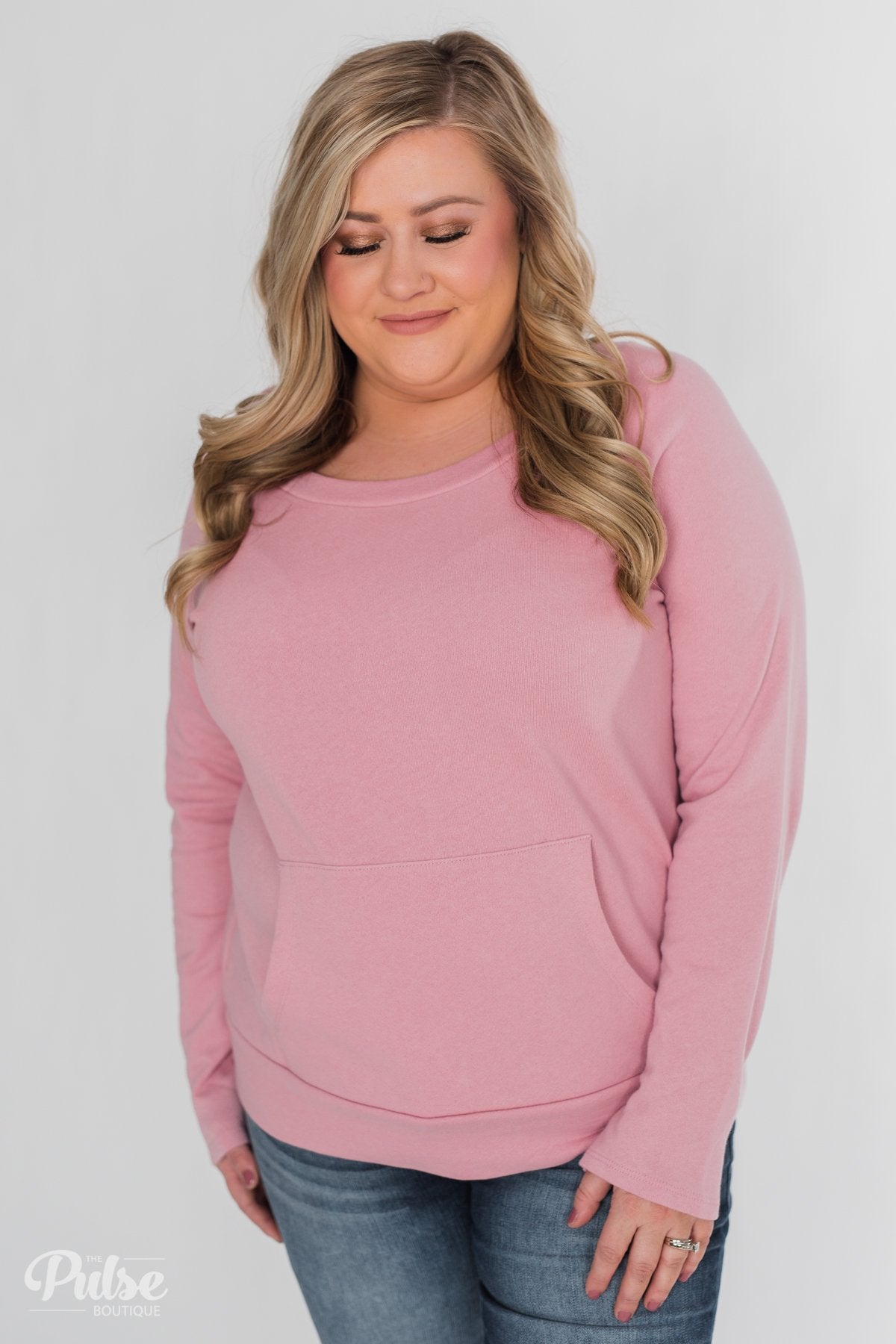 TINA PULLOVER DUSTY PINK