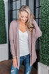 Along We Go Dolman Cardigan- Mocha