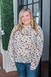 Love To Lean On Speckled Blouse- Vanilla