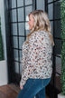 Love To Lean On Speckled Blouse- Vanilla