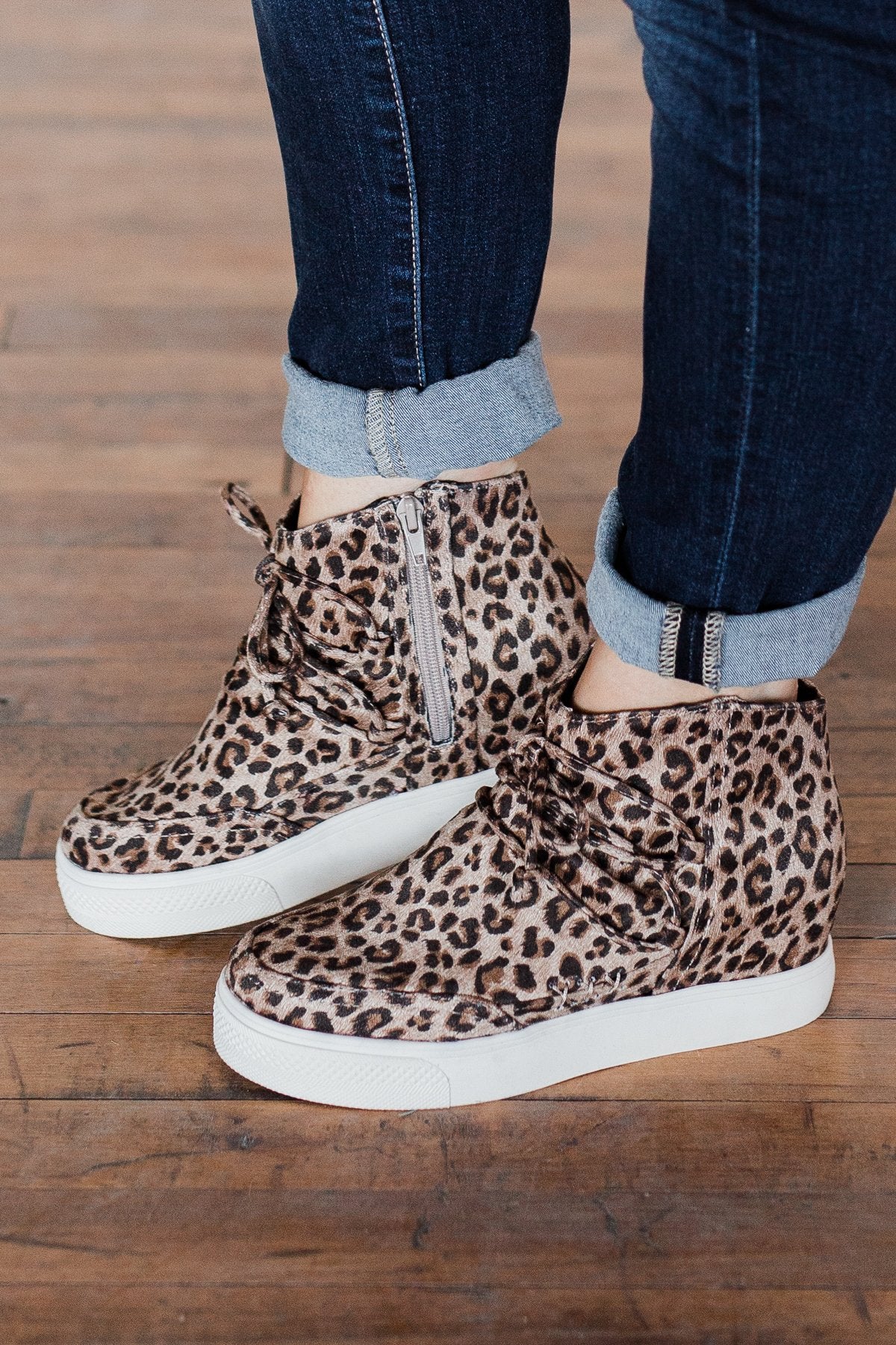 Very G Ursula Wedges- Leopard – The Pulse Boutique