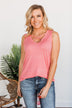Meant What I Said Criss-Cross Tank- Pink