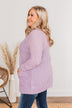 Time For An Adventure Knit Cardigan- Lilac