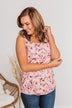 Bring On The Love Floral Tank- Blush