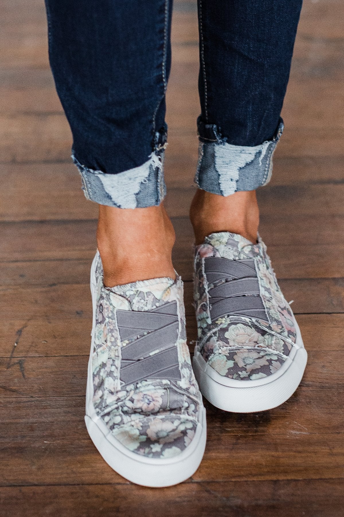 Blowfish Marley Sneakers- Grey Gypsy Canvas