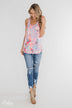 A Coral Floral Summer Tank - Lilac
