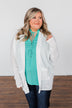 Break Free Waffle Knit Cardigan- Off White