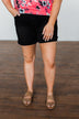 KanCan Button Fly Shorts- Kathy Wash