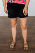 KanCan Button Fly Shorts- Kathy Wash