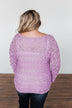 You've Got That Something Knit Sweater- Lavender