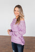 You've Got That Something Knit Sweater- Lavender