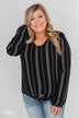 This Isn't Goodbye Front Knot Blouse- Black