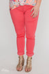 Kan Can- Punch Pink Skinny Jeans